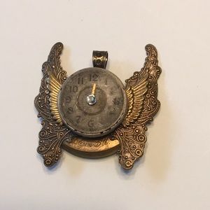 Vintage steampunk watch pendant